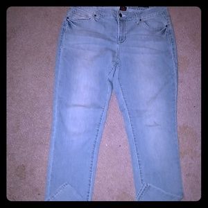 Exc cnd skinny leg stretch Jean's light denim